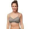 Amoena Uptown Stripe Wire-Free Masectomy Bra 44723 -Cheap AmeriLeather Store 5163728