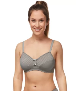 Amoena Uptown Stripe Wire-Free Masectomy Bra 44723