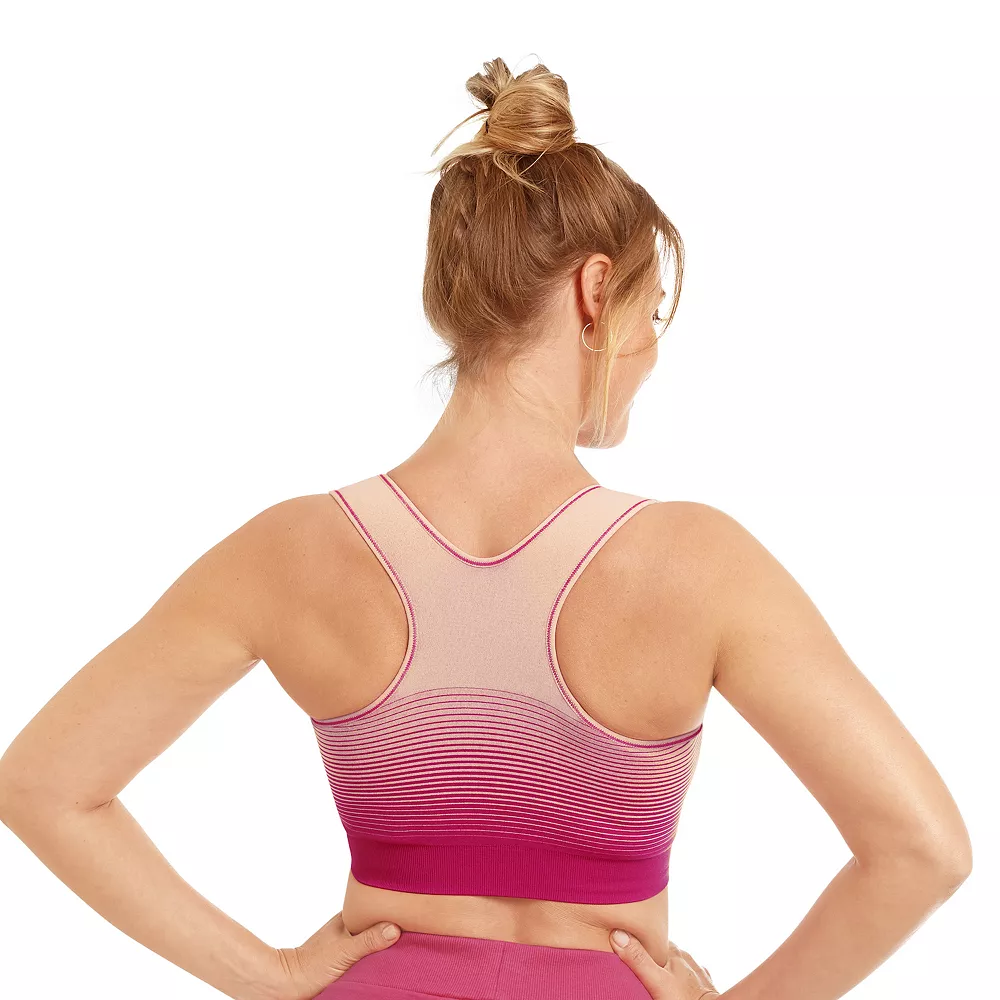 Amoena Zipper Front Medium Impact Mastectomy Sports Bra 44775 4 Amoena Zipper Front Medium Impact Mastectomy Sports Bra 44775 - Image 2