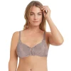 Amoena Bra: Be Amazing Padded Wire-Free Mastectomy Bra -Cheap AmeriLeather Store 5210285 Tender Taupe Rose Kiss