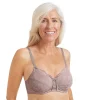 Amoena Bra: Amoena Be Amazing Mastectomy Underwire Full-Coverage Bra 2 Amoena Bra: Amoena Be Amazing Mastectomy Underwire Full-Coverage Bra -Cheap AmeriLeather Store 5210286 Tender Taupe Rose Kiss