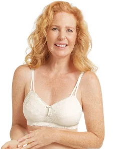 Amoena Bra: Be Beautiful Wire Free Full-Coverage Mastectomy Bra 44757