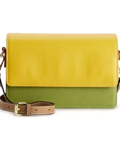 AmeriLeather Wilma Leather Crossbody Bag