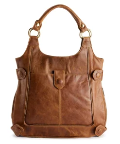 AmeriLeather Judelle Universal Leather Satchel Bag
