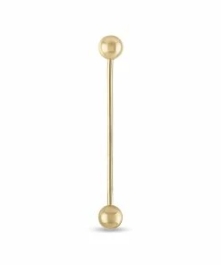 Amella Jewels 10k Gold Industrial Barbell Eyebrow Ring