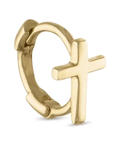 Amella Jewels 14k Gold Cross Cartilage Earring -Cheap AmeriLeather Store 5850986 ALT2