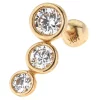 Amella Jewels 10k Gold Cubic Zirconia Stud -Cheap AmeriLeather Store 5851005