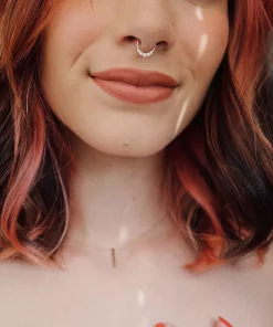 Amella Jewels 10k Gold Cubic Zirconia Septum Clicker Nose Ring -Cheap AmeriLeather Store 5851019 ALT2