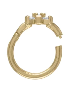 Amella Jewels 10k Gold Cubic Zirconia Flower Septum Clicker Nose Ring 7 Amella Jewels 10k Gold Cubic Zirconia Flower Septum Clicker Nose Ring -Cheap AmeriLeather Store 5851021 ALT2