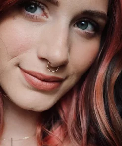 Amella Jewels 10K Gold Beaded Shape Clicker Nose Ring 9 Amella Jewels 10K Gold Beaded Shape Clicker Nose Ring -Cheap AmeriLeather Store 5851023 ALT3