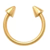 Amella Jewels 10K Gold Spiked Horseshoe Nose Ring -Cheap AmeriLeather Store 5851026