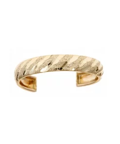 Amella Jewels 10k Gold Textured Toe Ring