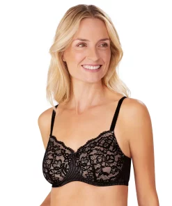 Amoena Kyra Padded Wireless Full Coverage Lace Mastectomy Bra 45030