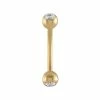 Amella Jewels 10k Gold Cubic Zirconia Barbell Cartilage Ring 1 Amella Jewels 10k Gold Cubic Zirconia Barbell Cartilage Ring -Cheap AmeriLeather Store 5971930