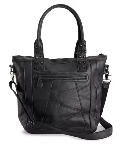 AmeriLeather QMetal Crossbones Leather Tote Bag 8 AmeriLeather QMetal Crossbones Leather Tote Bag -Cheap AmeriLeather Store 5989757 ALT