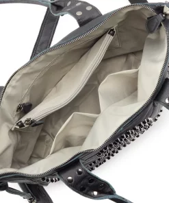 AmeriLeather QMetal Crossbones Leather Tote Bag 9 AmeriLeather QMetal Crossbones Leather Tote Bag -Cheap AmeriLeather Store 5989757 ALT2