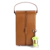 AmeriLeather Leather Double Wine Case Holder -Cheap AmeriLeather Store 5989771 Brown