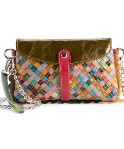 AmeriLeather Emi Leather Wristlet Purse