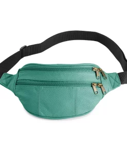 AmeriLeather Leather Fanny Pack -Cheap AmeriLeather Store 5989779 Turquoise
