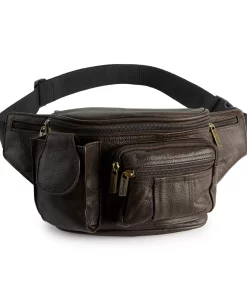 AmeriLeather Leather Fanny Pack -Cheap AmeriLeather Store 5989781 Dark Brown